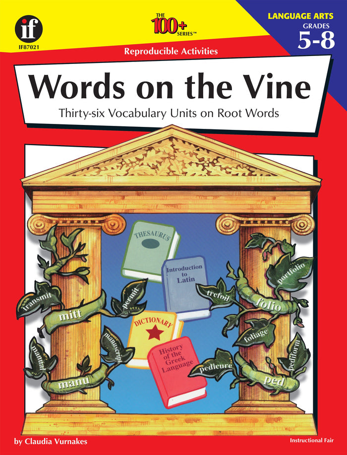 Words On The Vine Grades 5 - 8 (ebook) Ebook