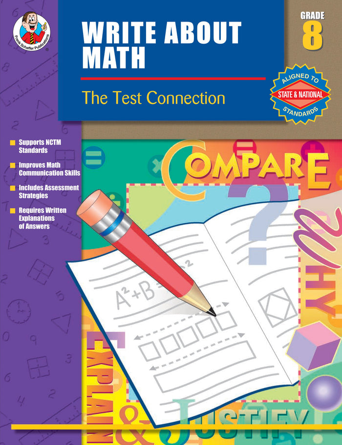 Write About Math (Grade 8) Ebook